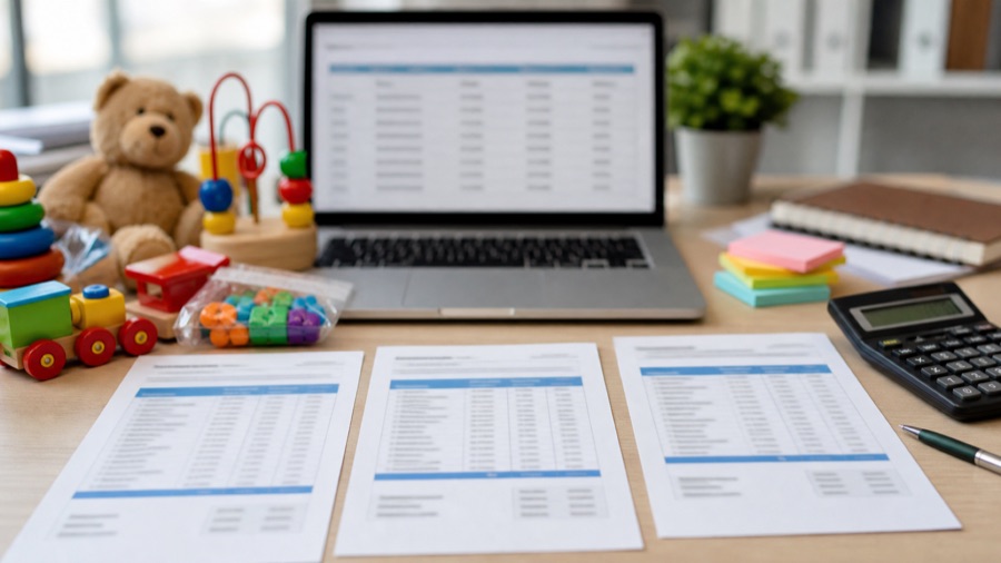 Toy lab testing quotation comparison with samples and documents